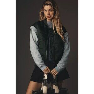 Daily Practice by Anthropologie Skill Set Jacket Top Oversized Zip-Up XXS 266138